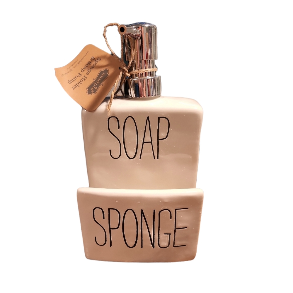 Mud Pie Soap Pump and Sponge Holder